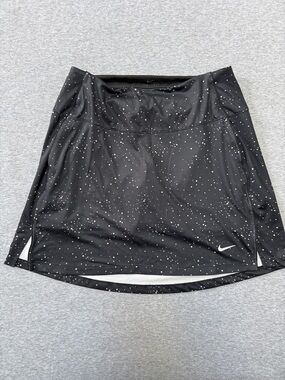 Nike Black Speckled Golf Skort with White Dots